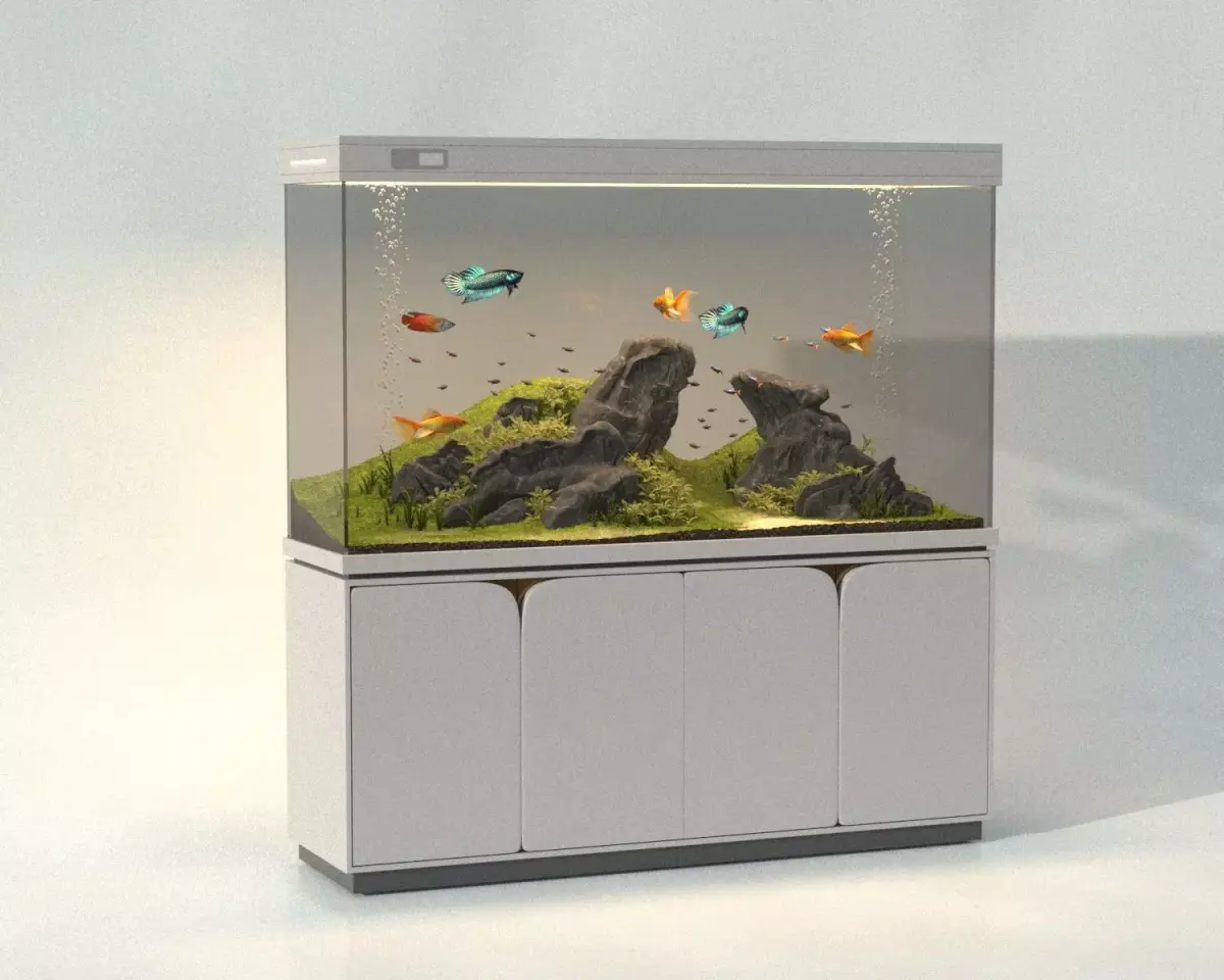 fish tank 3D model
