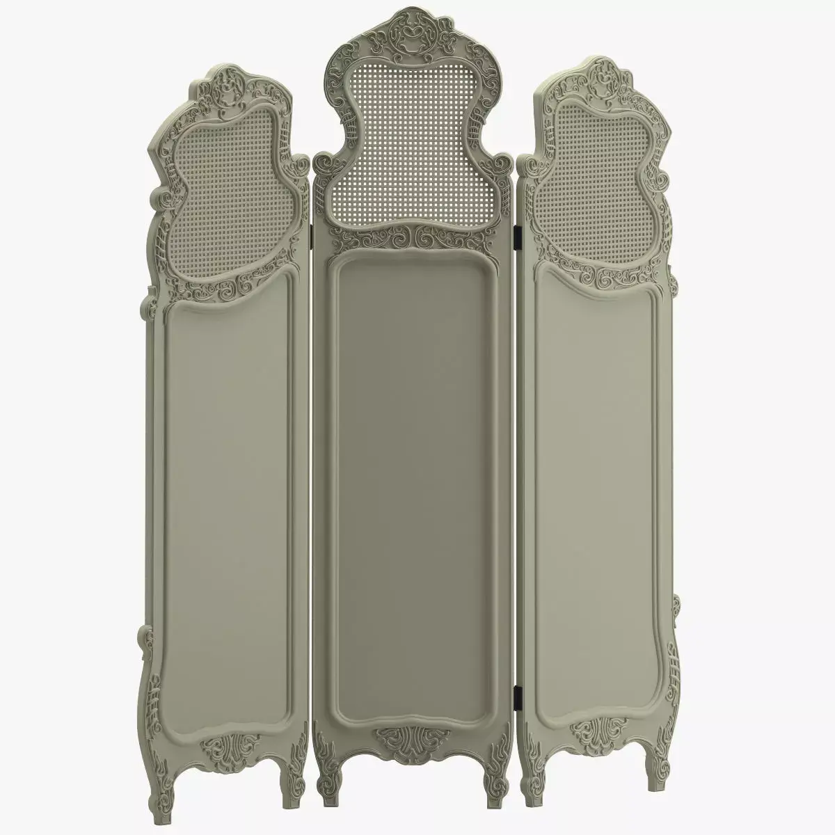 Classic Dressing Screen 3D model