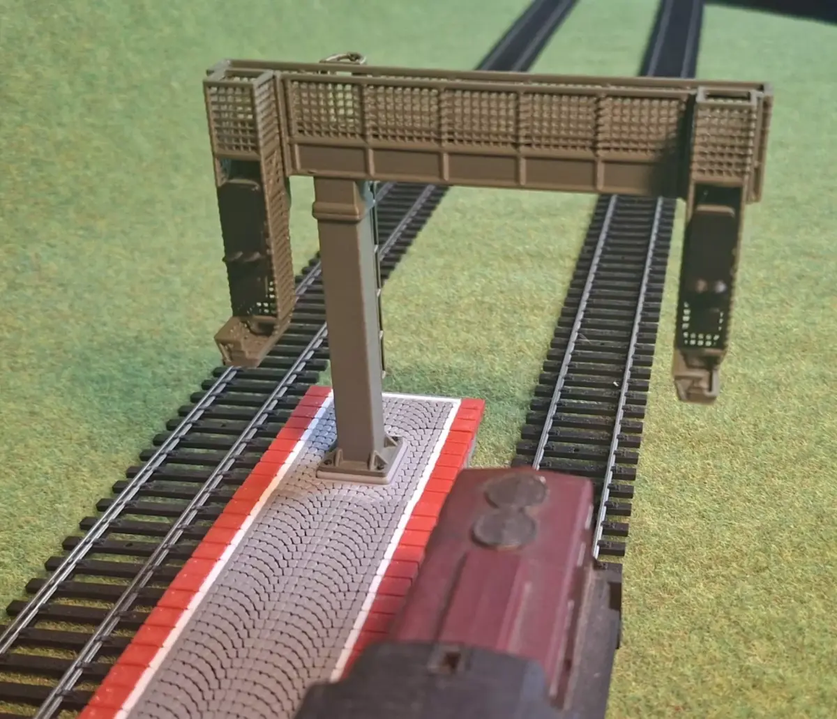 Deutsche Bahn Double Signal Bridge Mod1 1-87 FDM color 3D print model