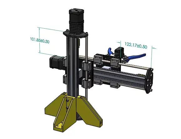 2DOF Linear Robot 3D print model