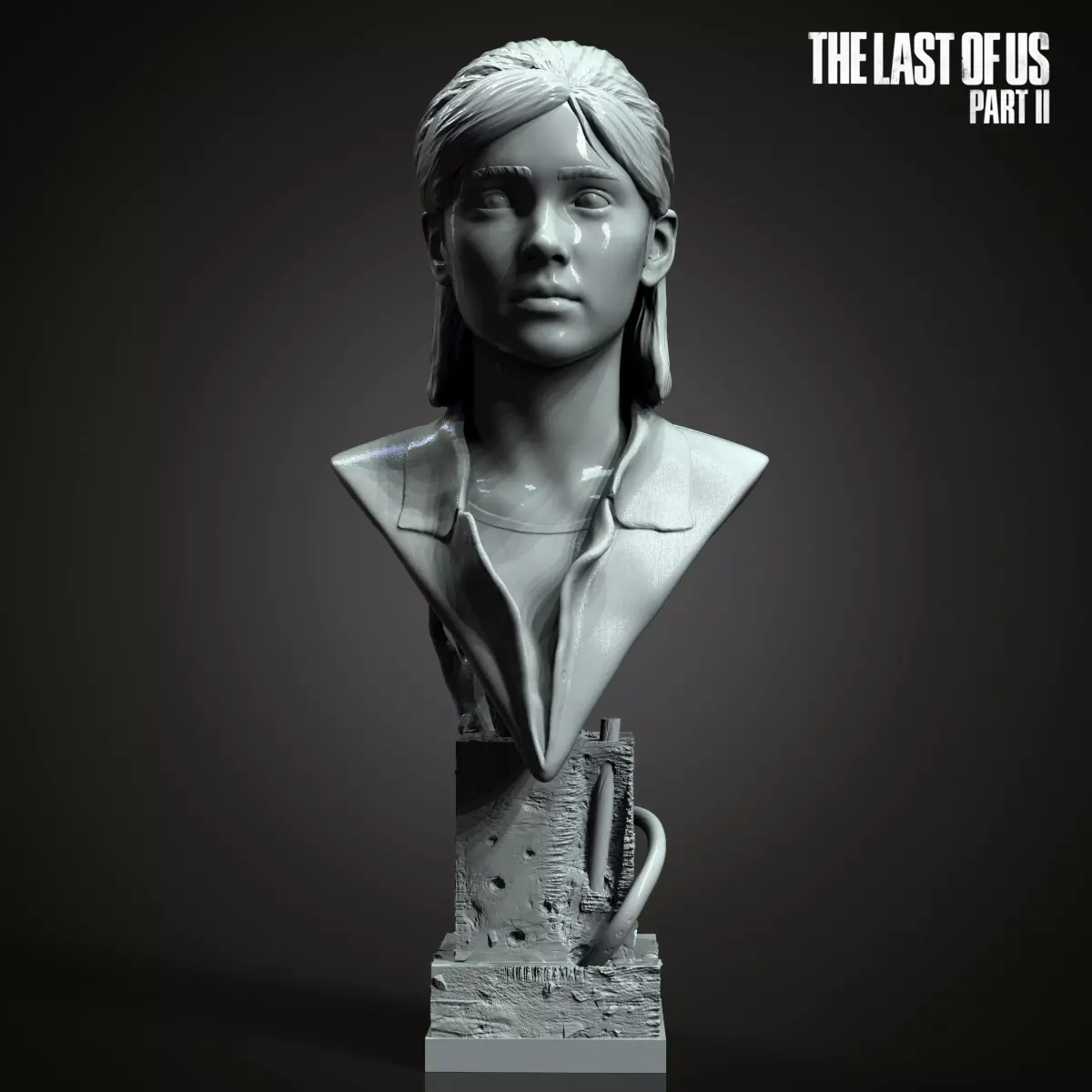 Ellie bust from The Last Of Us Part II  3D print model
