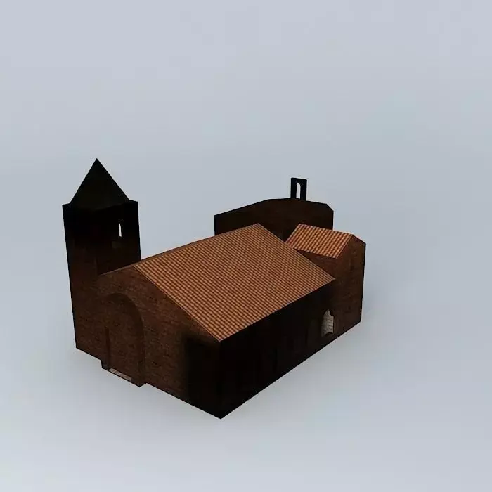 Parish Church of Vera Cruz. Santa Cruz de la Sierra Free 3D model