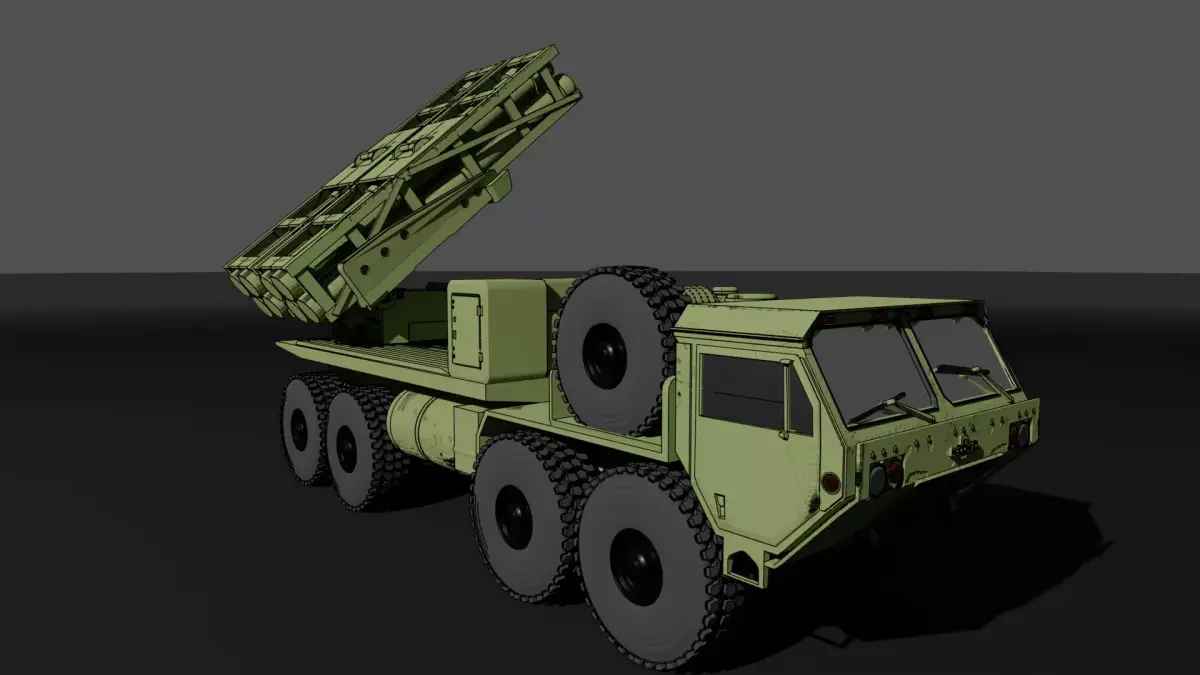 IDF Lahav - Elbit PULS MLRS 3D print model