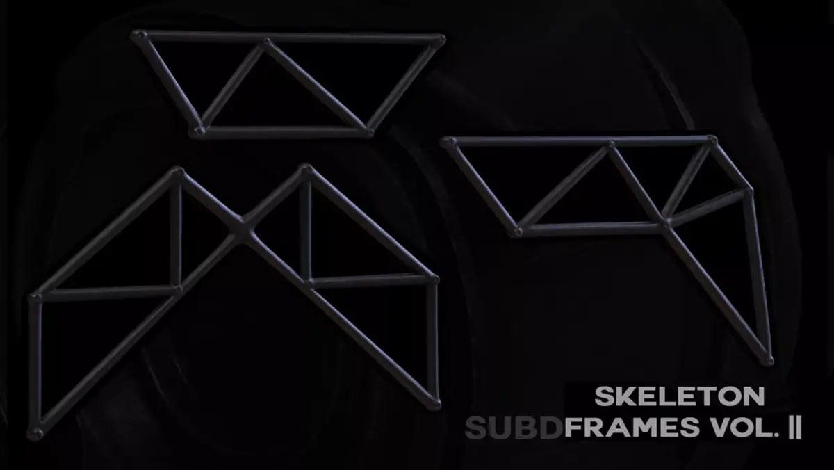 16 Skeleton frames Vol II SUBD 3D model