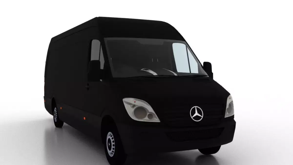 Mercedes Benz Sprinter L4H2 2009 Cargo UK 3D model