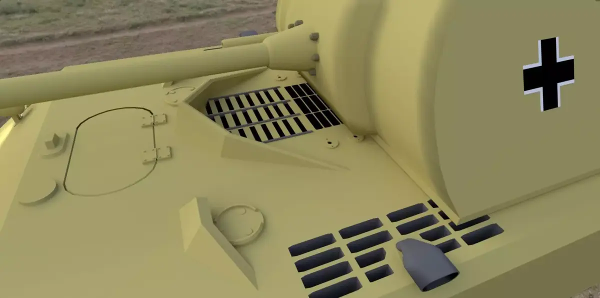 Maus Superheavy WW2 Tank 3D model