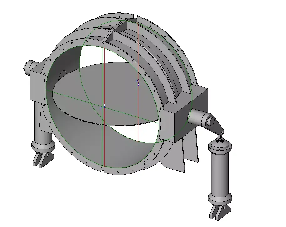 Butterfly Valve 3D model