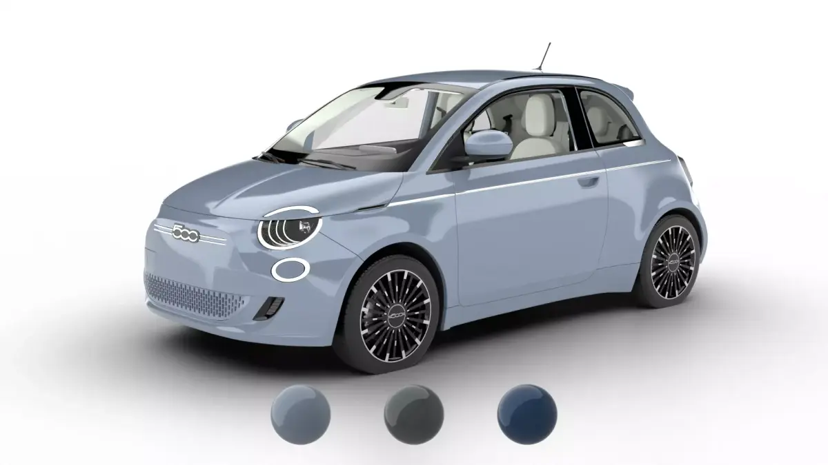 Fiat 500 2021 la Prima 3d model 3D model