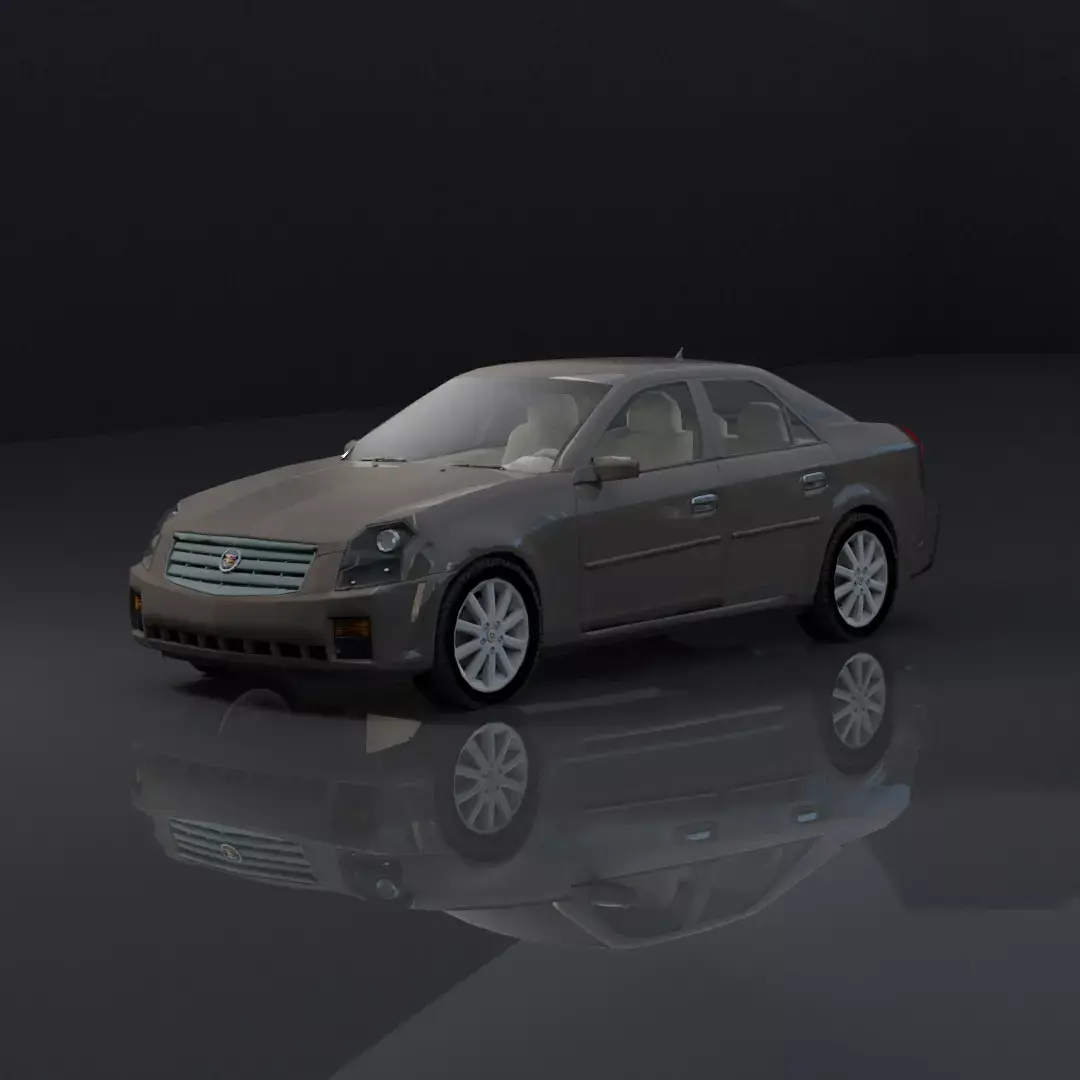 CADILLAC CTS 3D CAR MODEL 2007 Low-poly 3D model