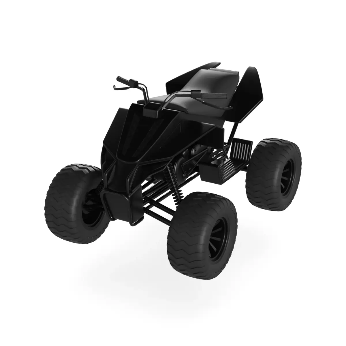 Quad bike 3D model 5
