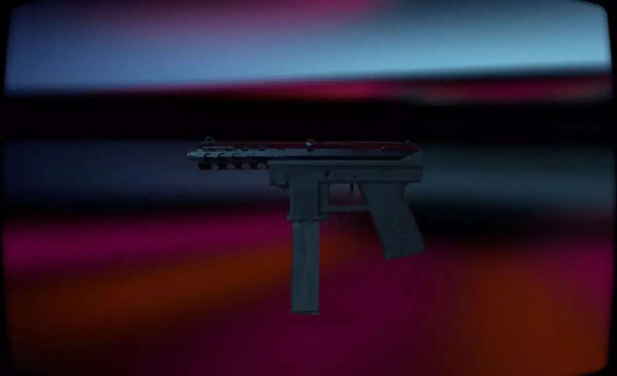 LOW POLY - Tec-9 Semi-Auto SMG Free low-poly 3D model