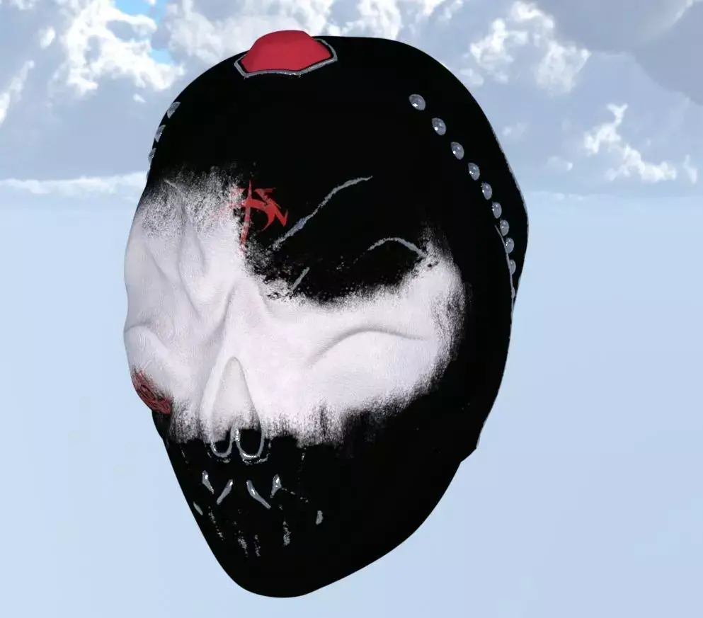 helmet skull 3D model