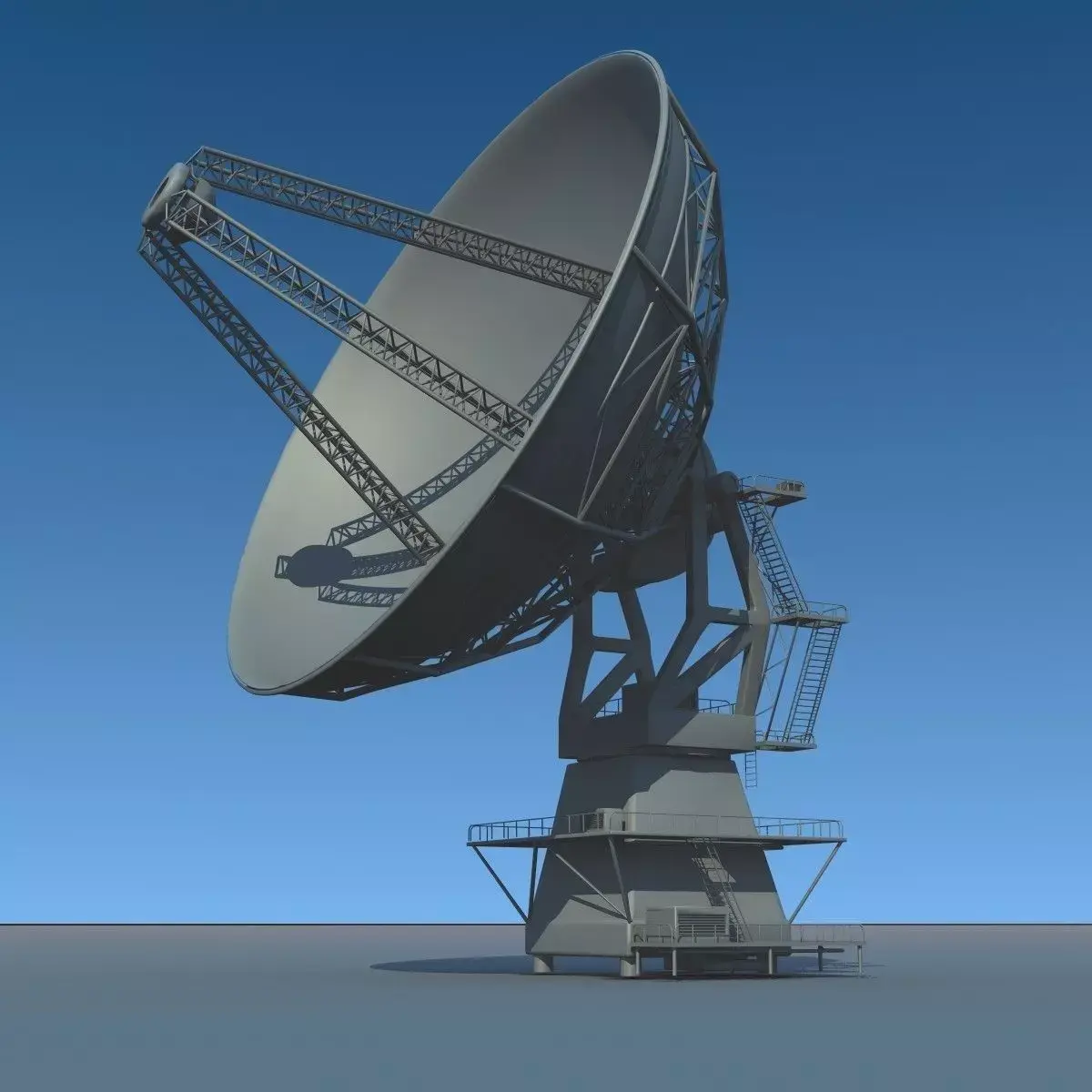 Radio Telescope Antenna 3D model