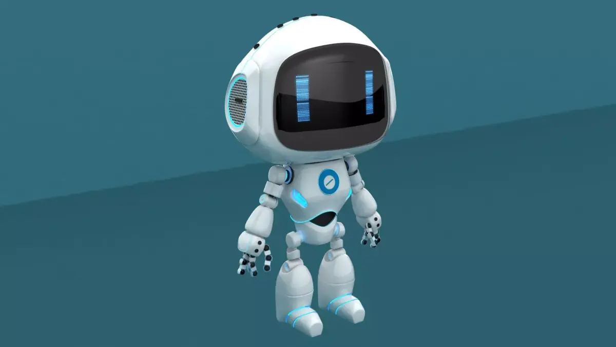 Cartoon Robot 3D model shop