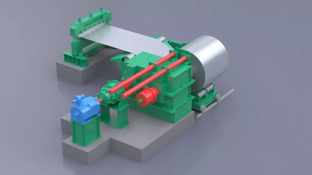 Casting Rolling Mill 3D model
