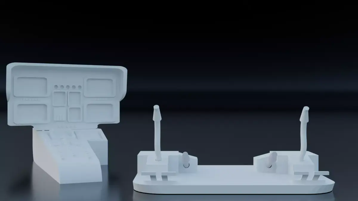 Cockpit EC135 3D print model