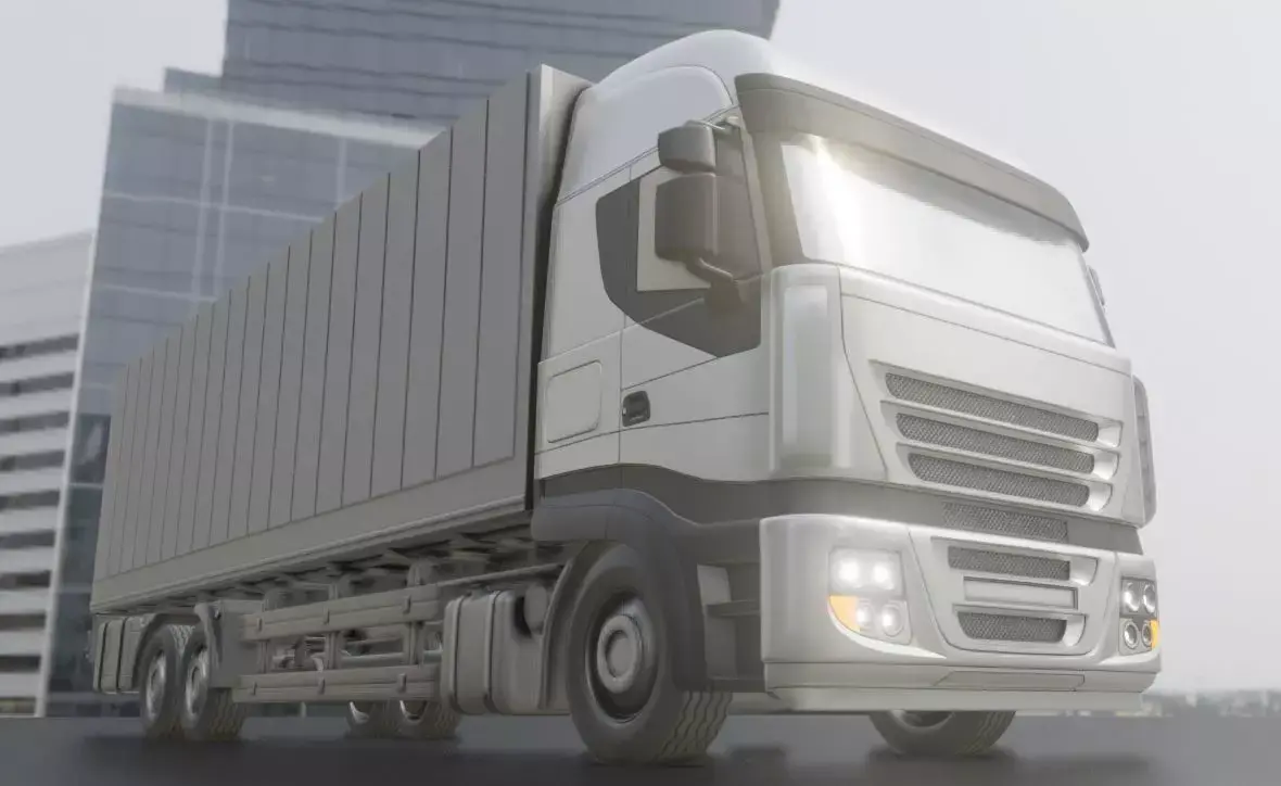Truck 2 High-Poly Version 3D model