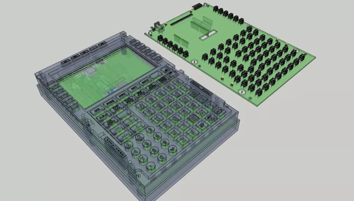 AIRBUS A320 MCDU 3D print model