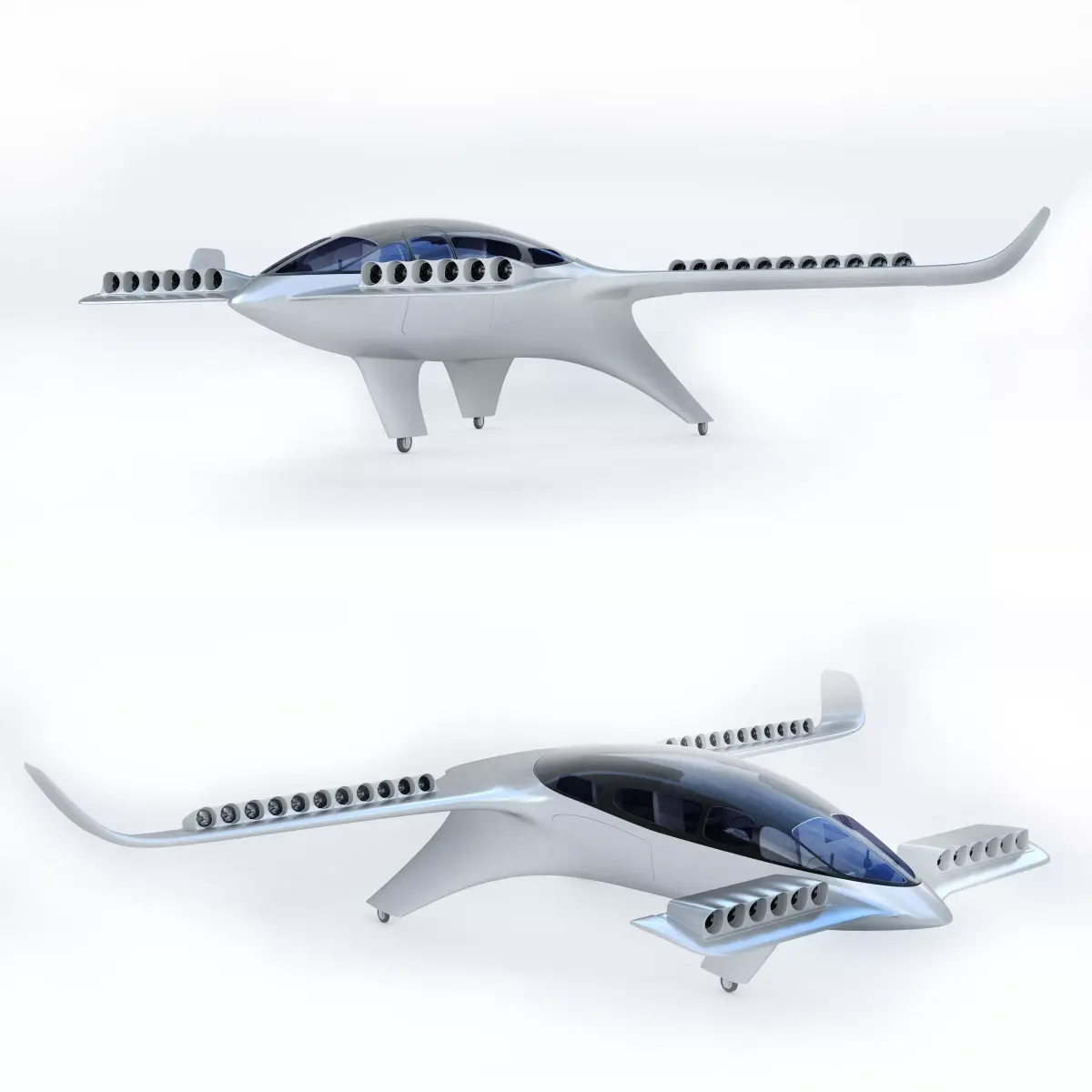 Lilium Jet Flying Taxi P 3D model