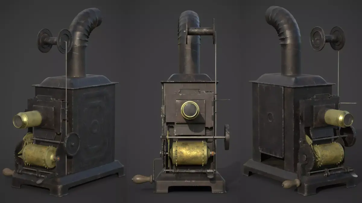 Old Projector 3D model