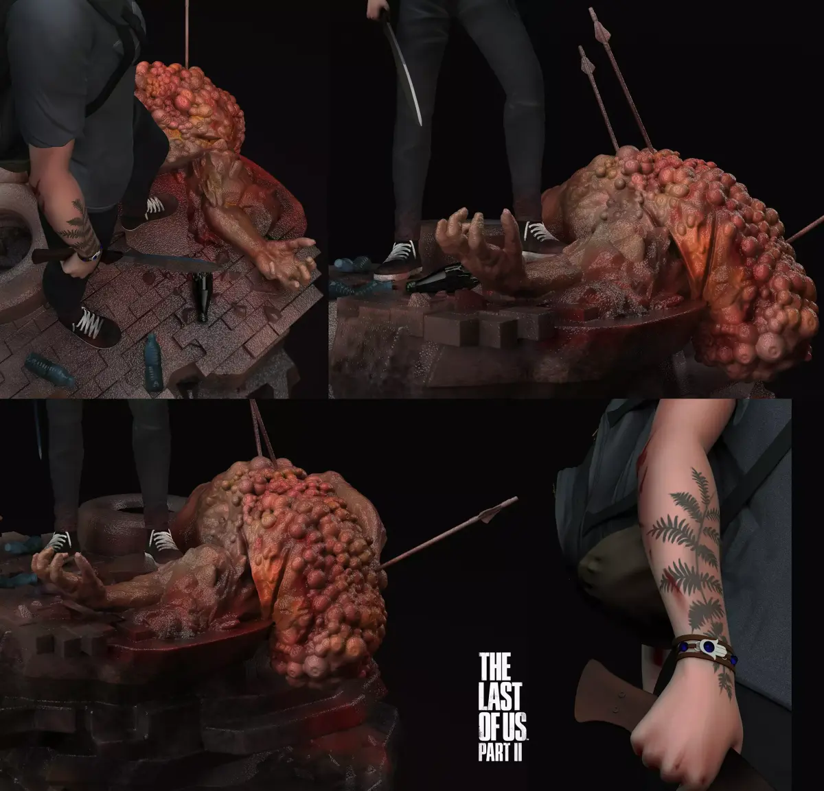 Ellie - The Last of Us Part 2 3D print model