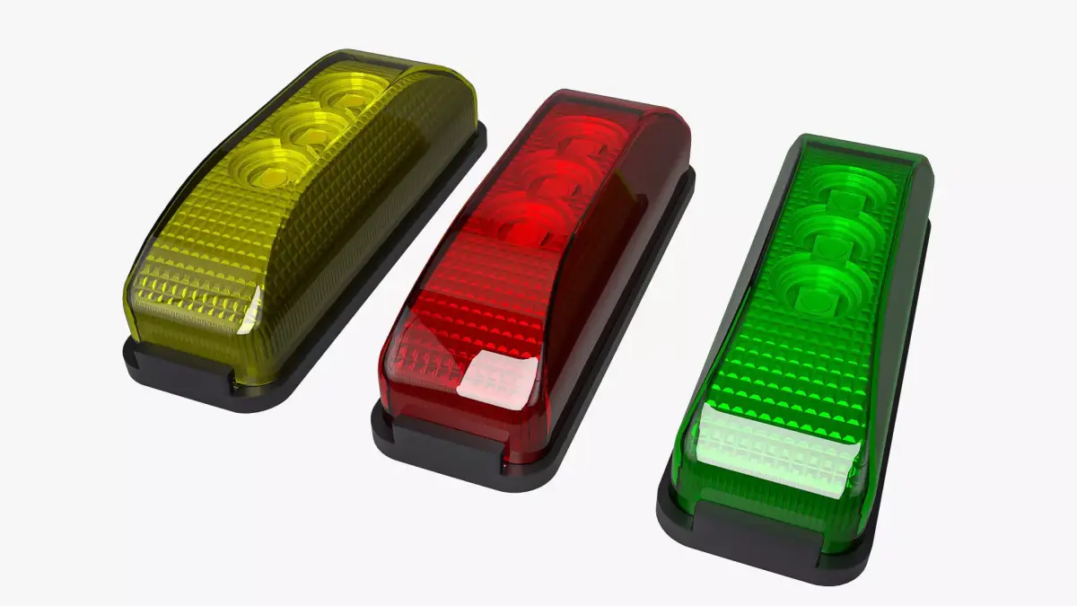 LED Trailer Marker 3D model