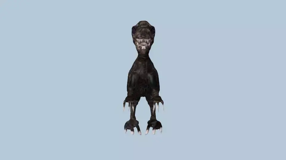 Jojosauras vulture Low-poly 3D model