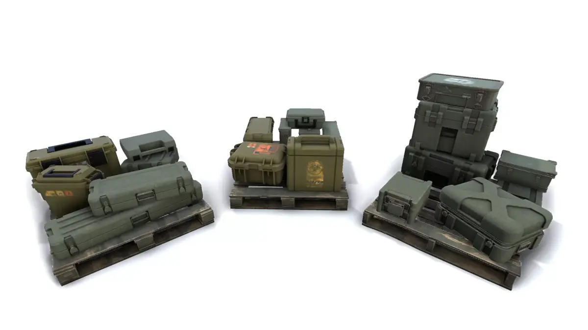Military Crate Pack Vol 1 3D model