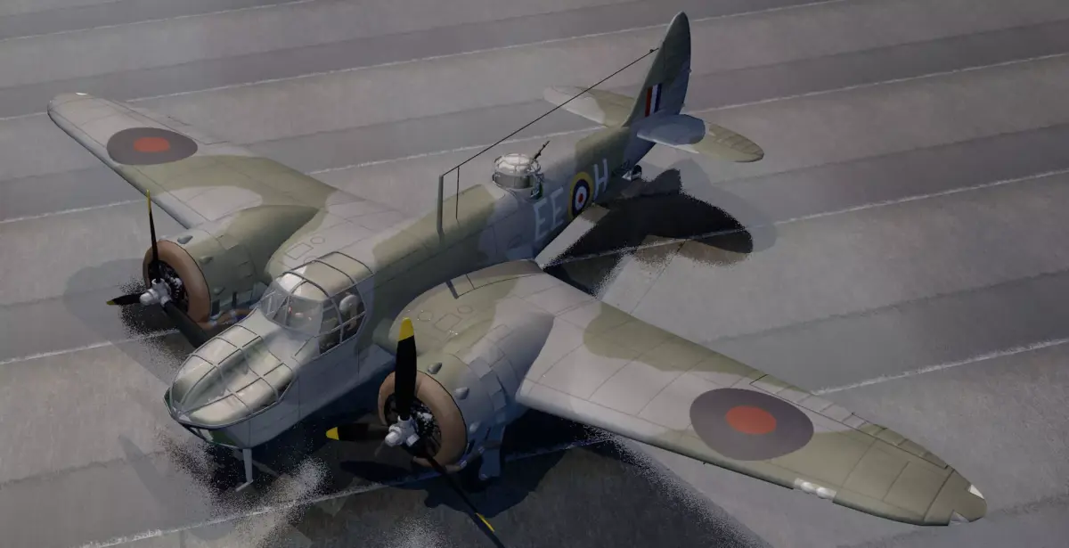 Bristol Blenheim Mk-4F Bolingbroke  -  RCAF 3D model