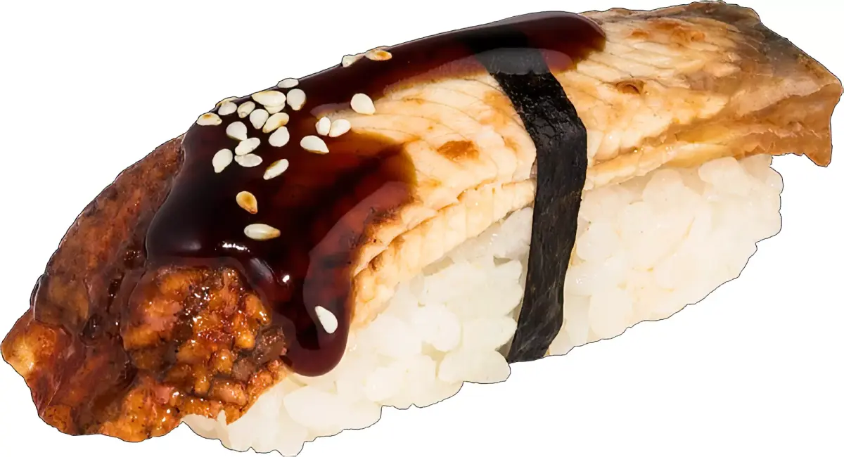Piece of sushi Low-poly 3D model