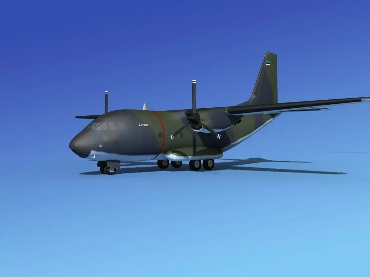 Alenia C-27A Spartan Estonia 3D model