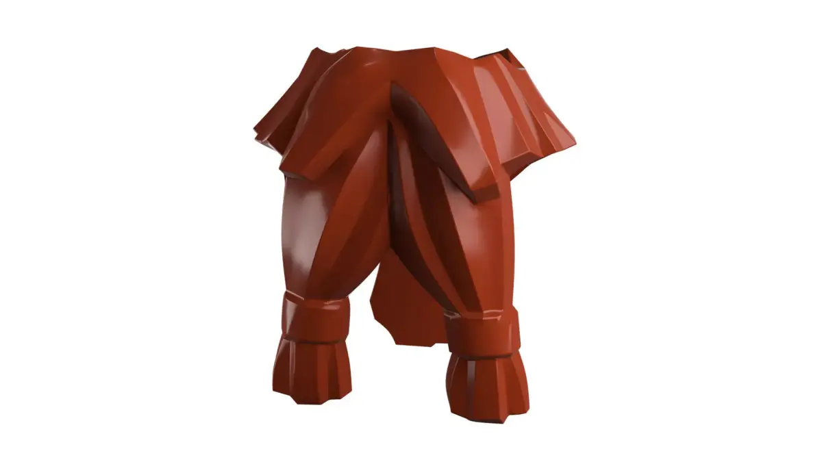 Custom3Dprint Minifigure Accessory - Minifigure Beard S1 - 09 3D print model