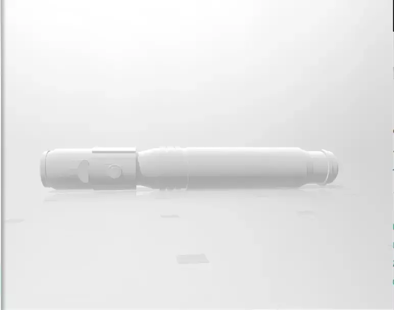 Mace Windu Lightsaber Handle 3D print model