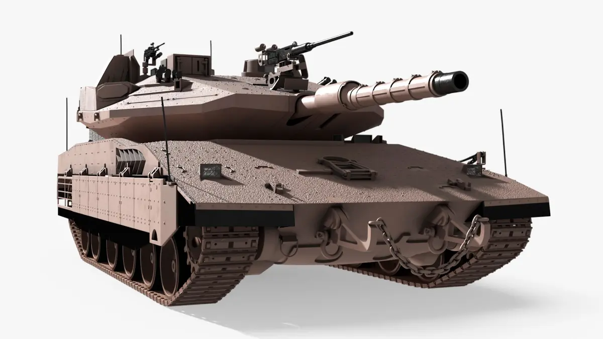 Israeli Tank Merkava 3D model