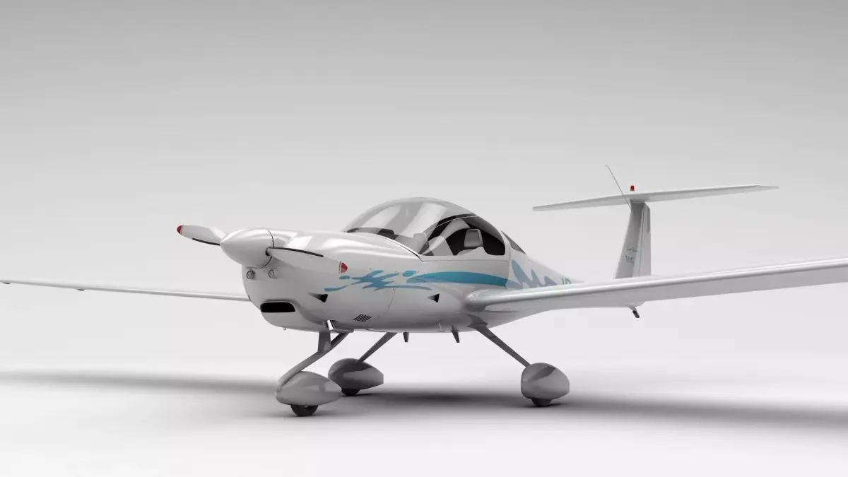HK36 TC115 Diamond Airplane 3D model