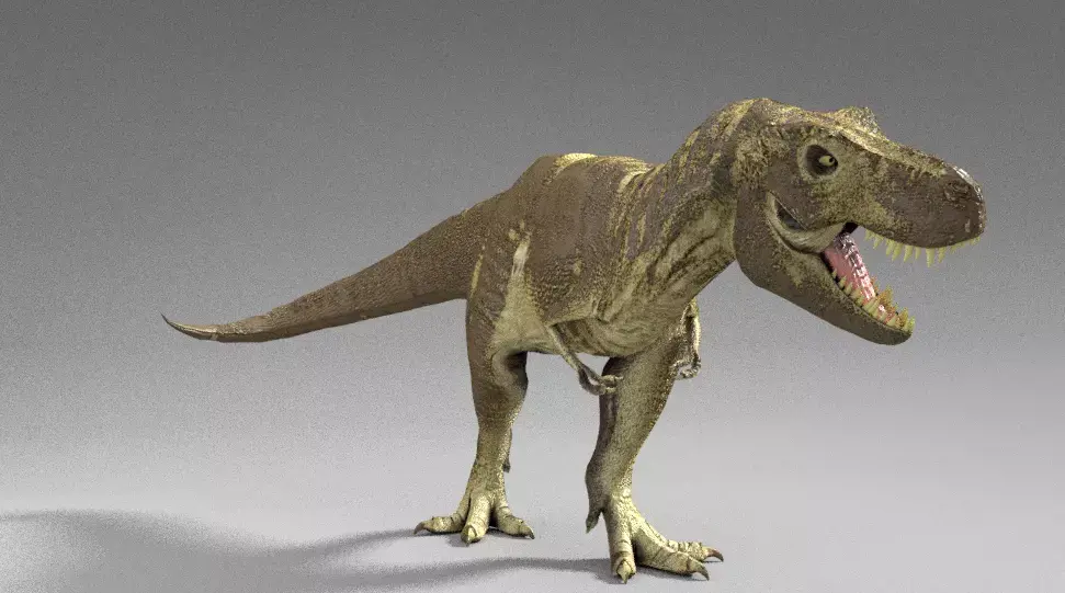 tyrannosaurs jurassic park 3D model