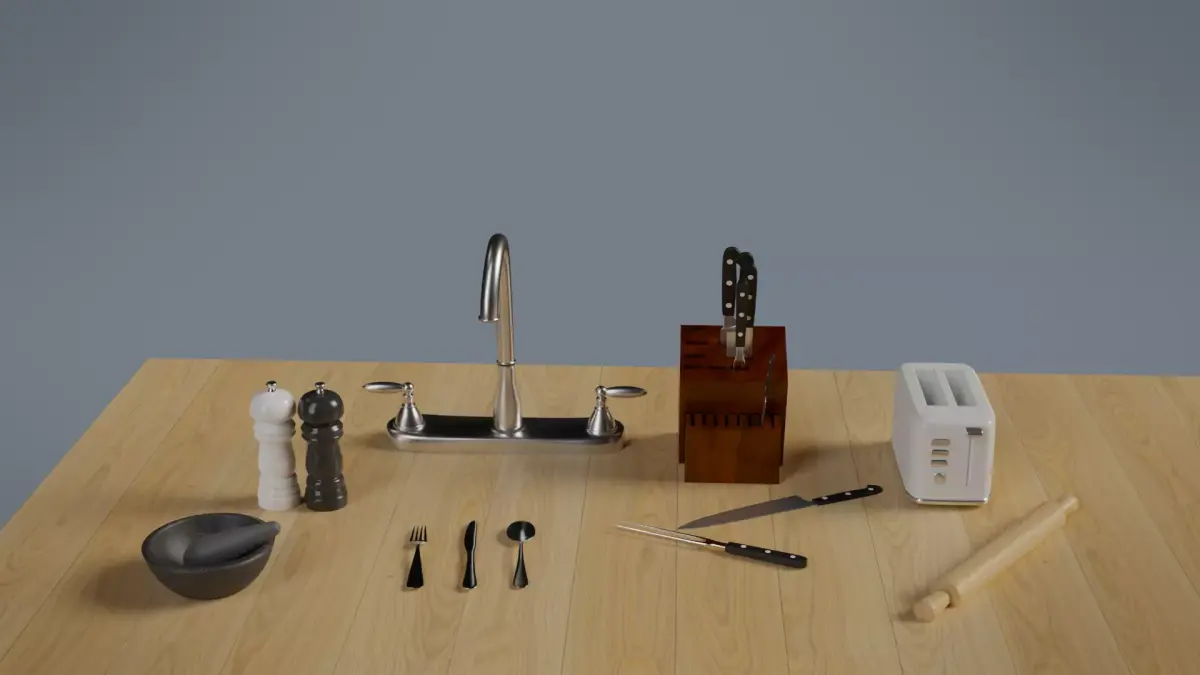 Kitchen Asset Pack Free 3D model