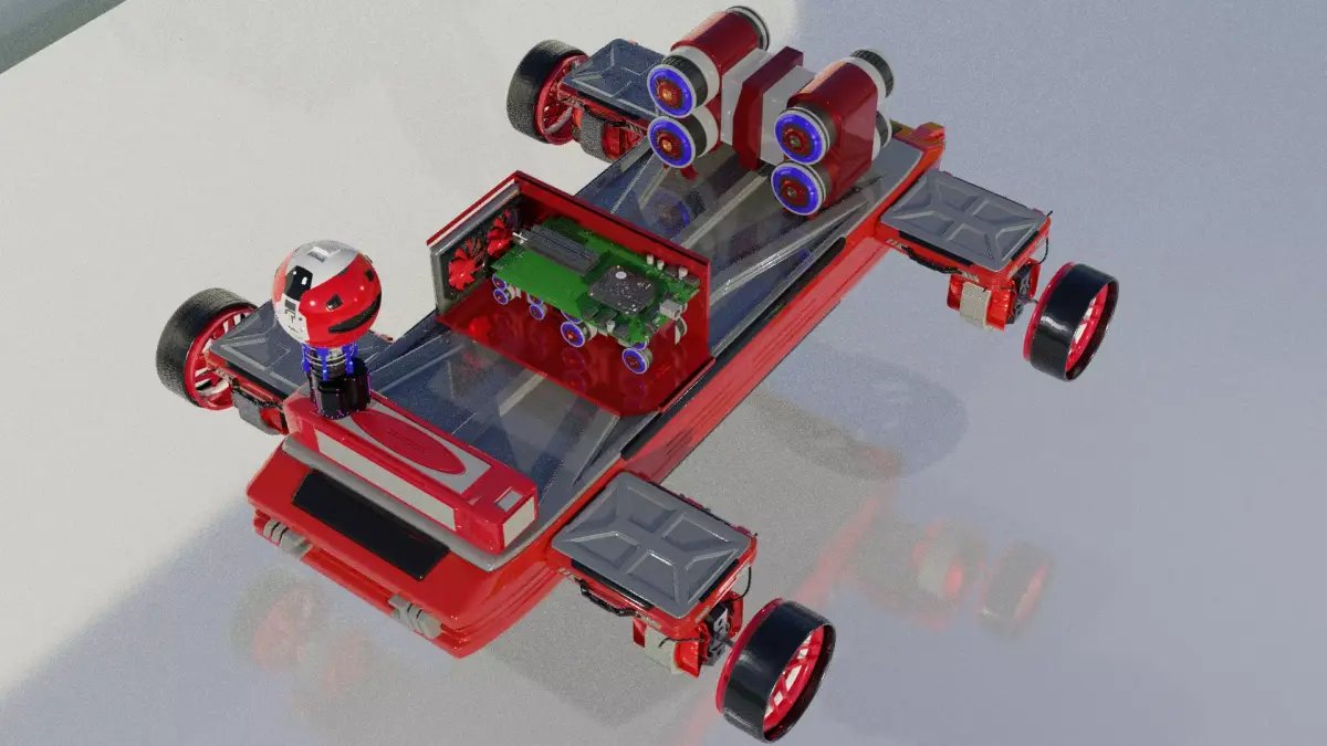 Robotic Rover Free 3D model