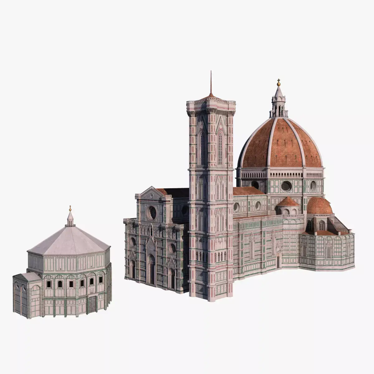 Cathedral Santa Maria Del Fiore 3D model