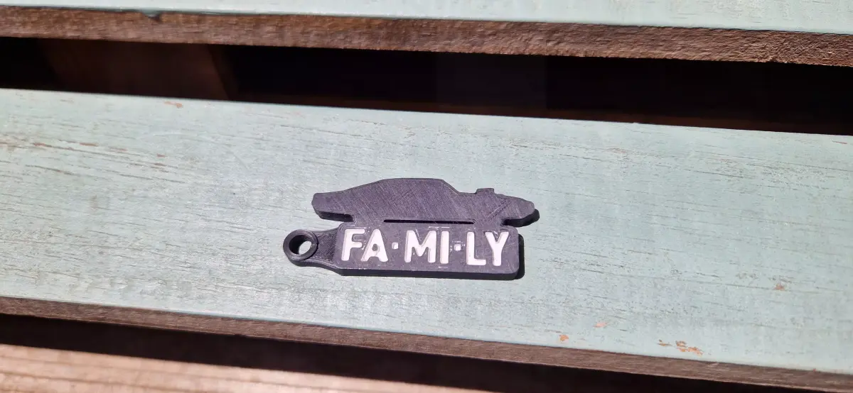 Family Keychain Free 3D model