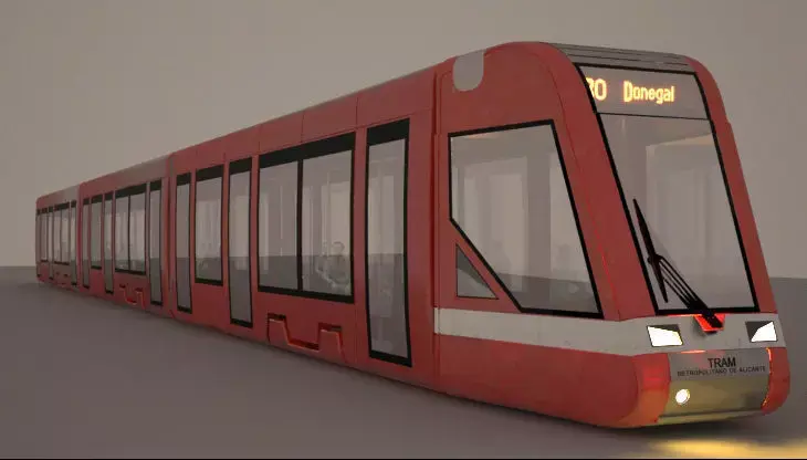 tram way 3D model