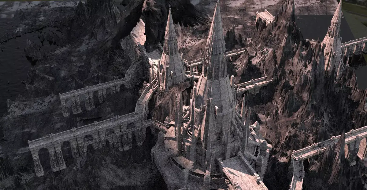 Narnia Palace Walkways 1  3D model
