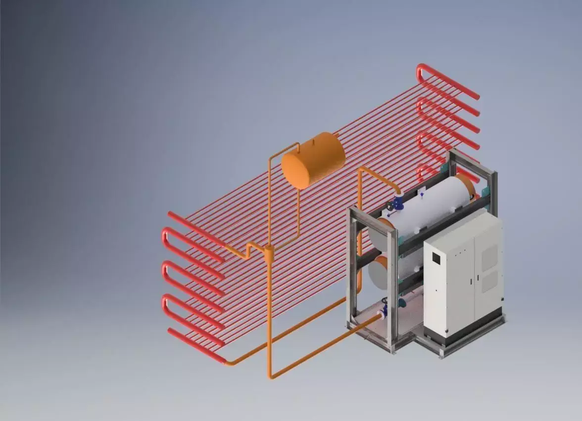 ELECTRIC THERMAL  HOT OIL EQUIMENT 3D model