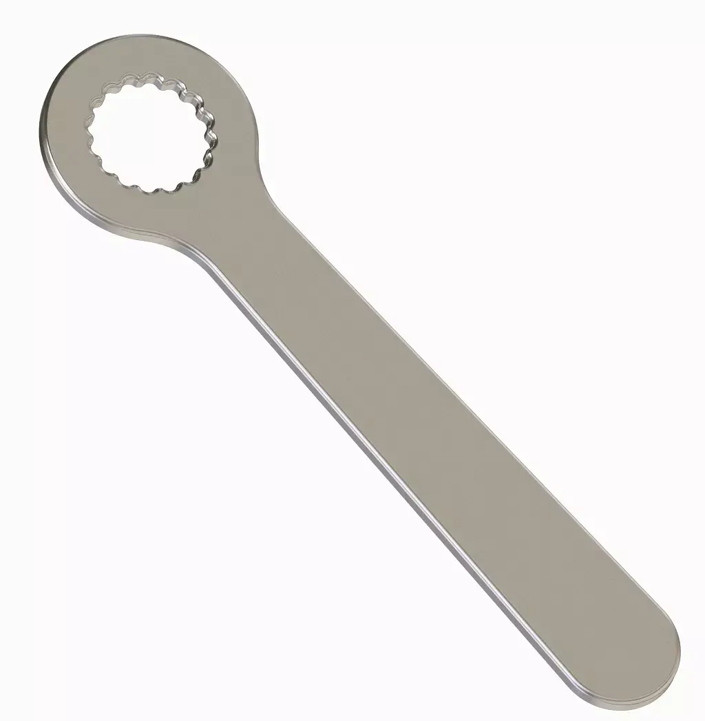 Hand Tool Gear Spanner 3D model