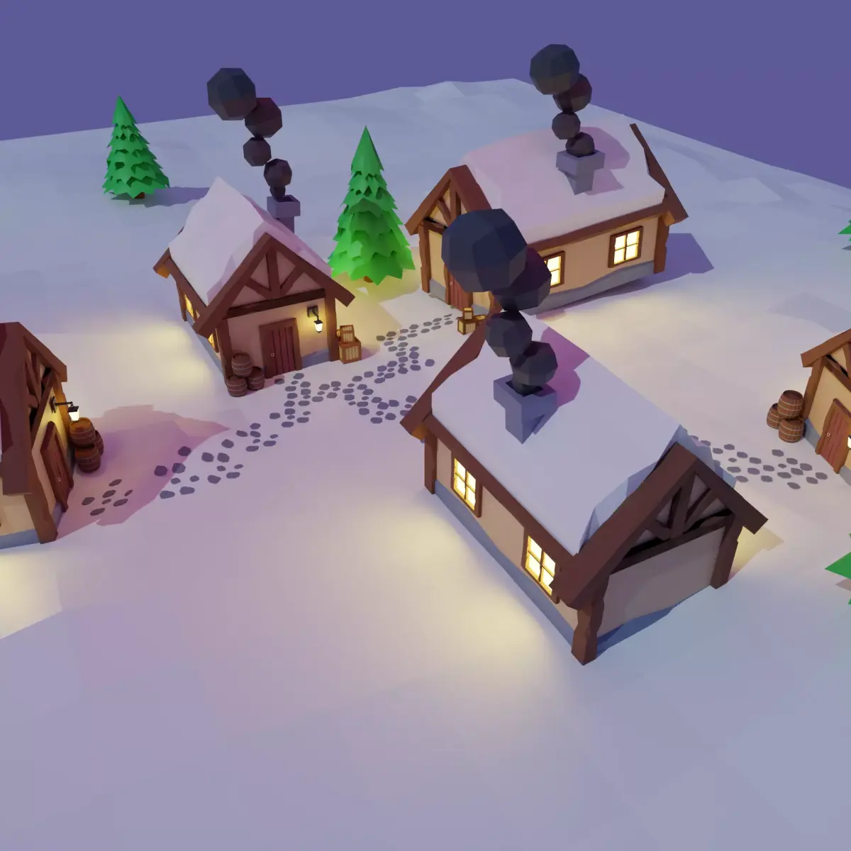 VibePoly 3D Free low-poly 3D model