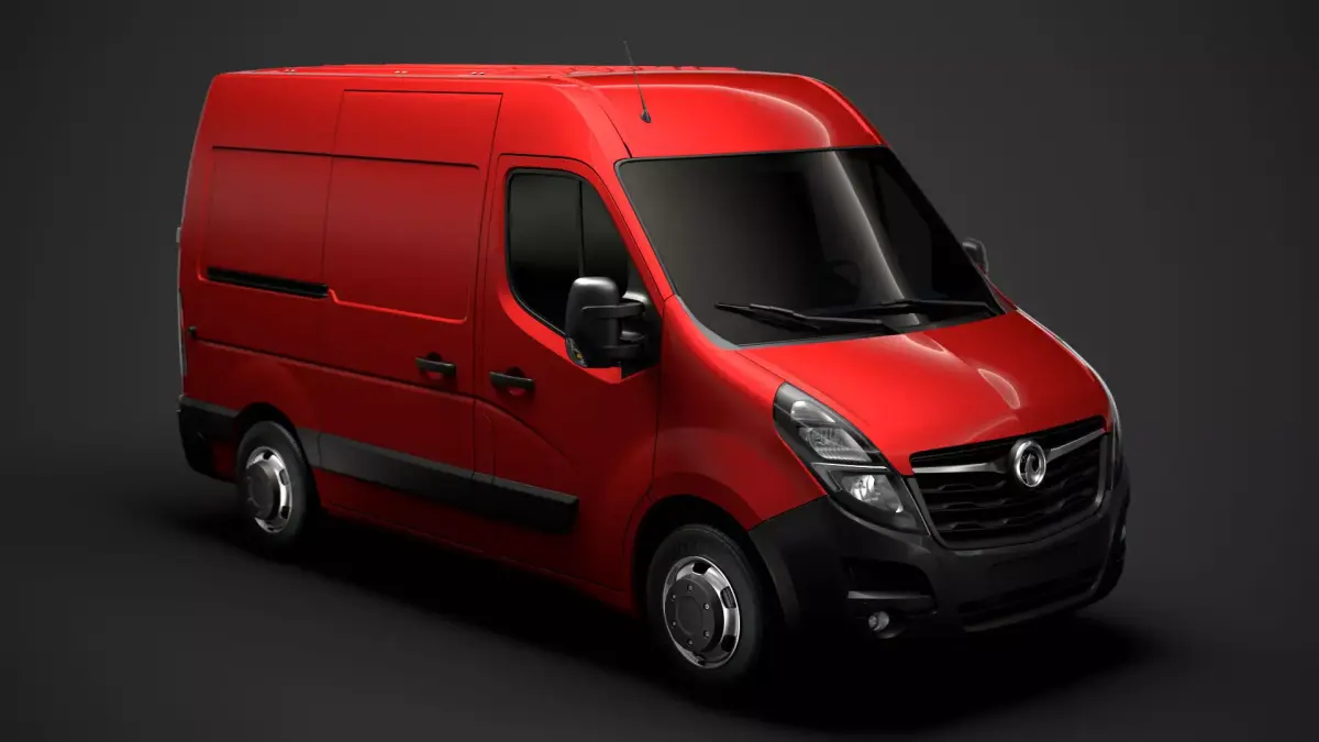 Vauxhall Movano L1H2 Van 2020 3D model
