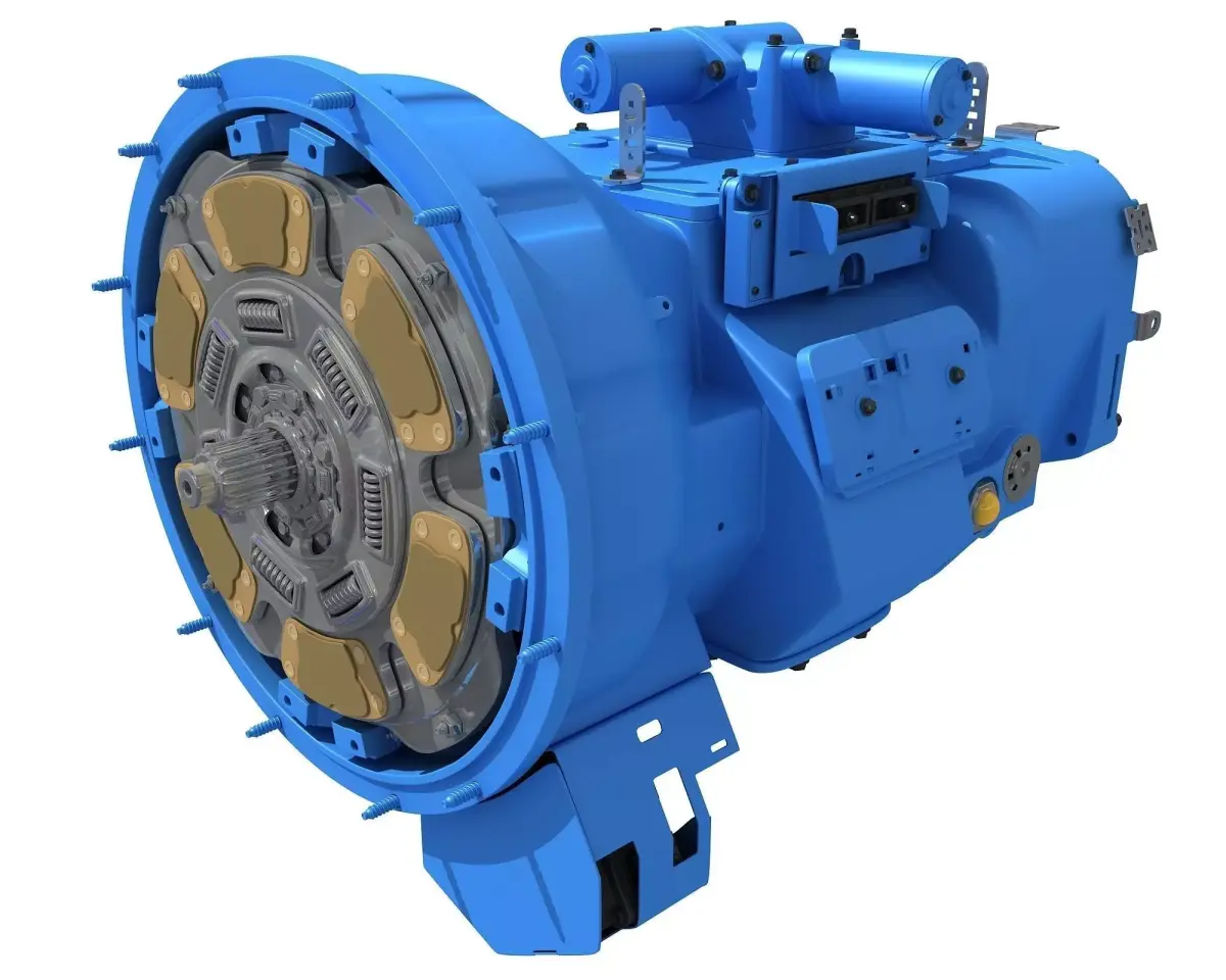 Blue Model of Transmission 3D model