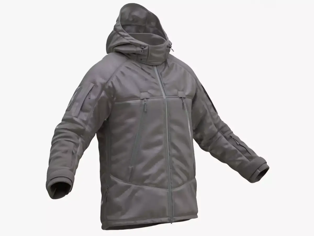 Military Winter Jacket 101 - All MH Bodies-UE5 Skeletons-Rigged Low-poly 3D model