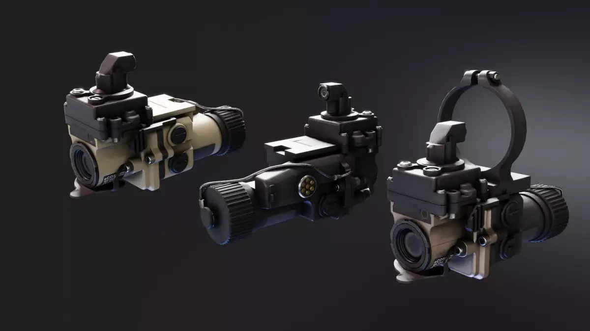 ECOSI SWIR Imager Low-poly 3D model