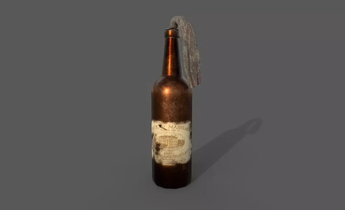 weapon molotov Low-poly 3D model